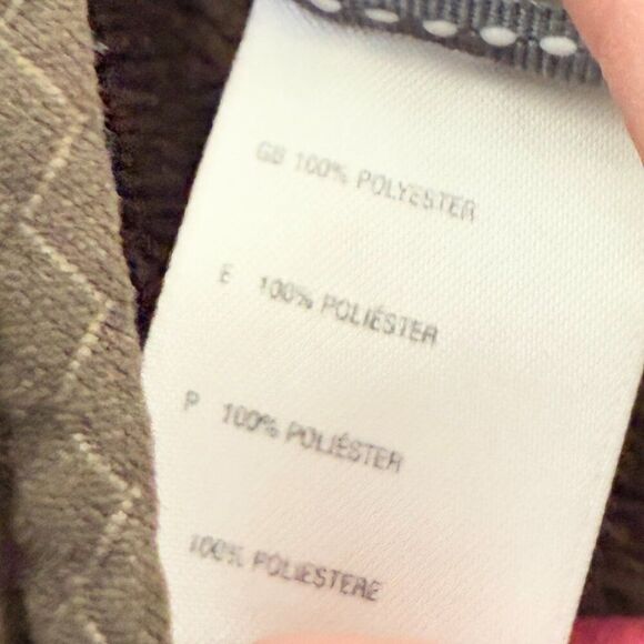 Women North Face Sweater 1/4 Zip Fleece Outdoor Jacket in Brown Size Large - Picture 9 of 9